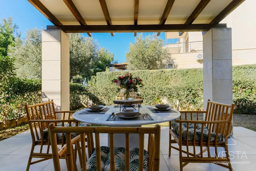 Deluva Villa, 3Bdrms, Akti Elias, Private Garden Nikiti  Grecia