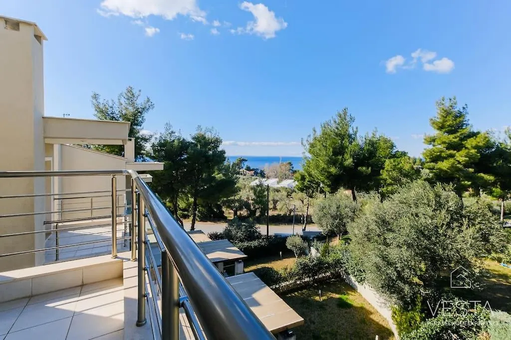 Deluva Villa, 3Bdrms, Akti Elias, Private Garden Nikiti  Apartamento